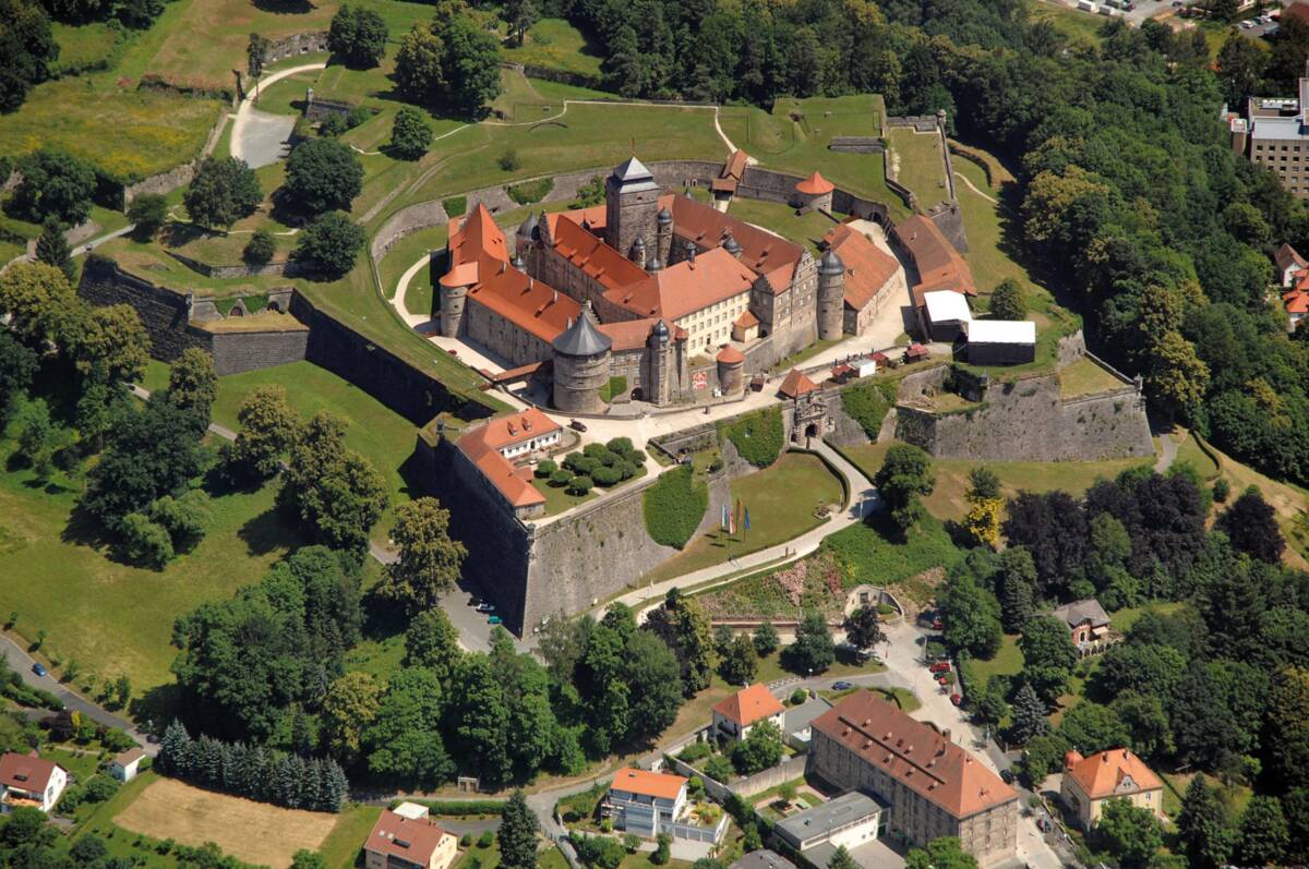 Luftbild Festung Kornach